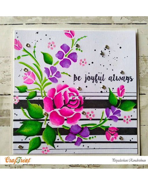 88620 Gracious Floral Stencil Set – CraftFancy
