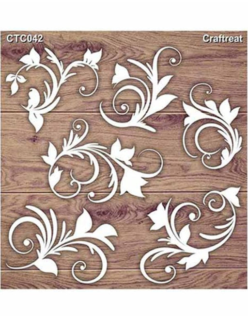 Buy Foliage Leaves Laser Cut Chipboard Embellishment for Mixed Media —  Craftreat