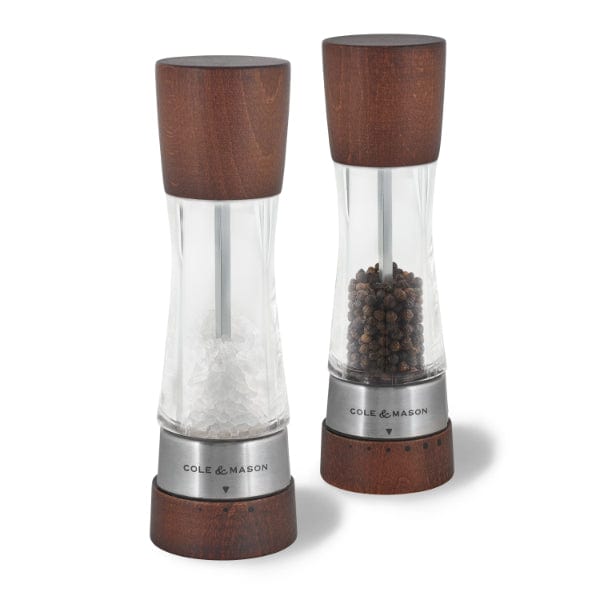 Cole & Mason Derwent Salt & Pepper Mill Gift Set, Forest Wood