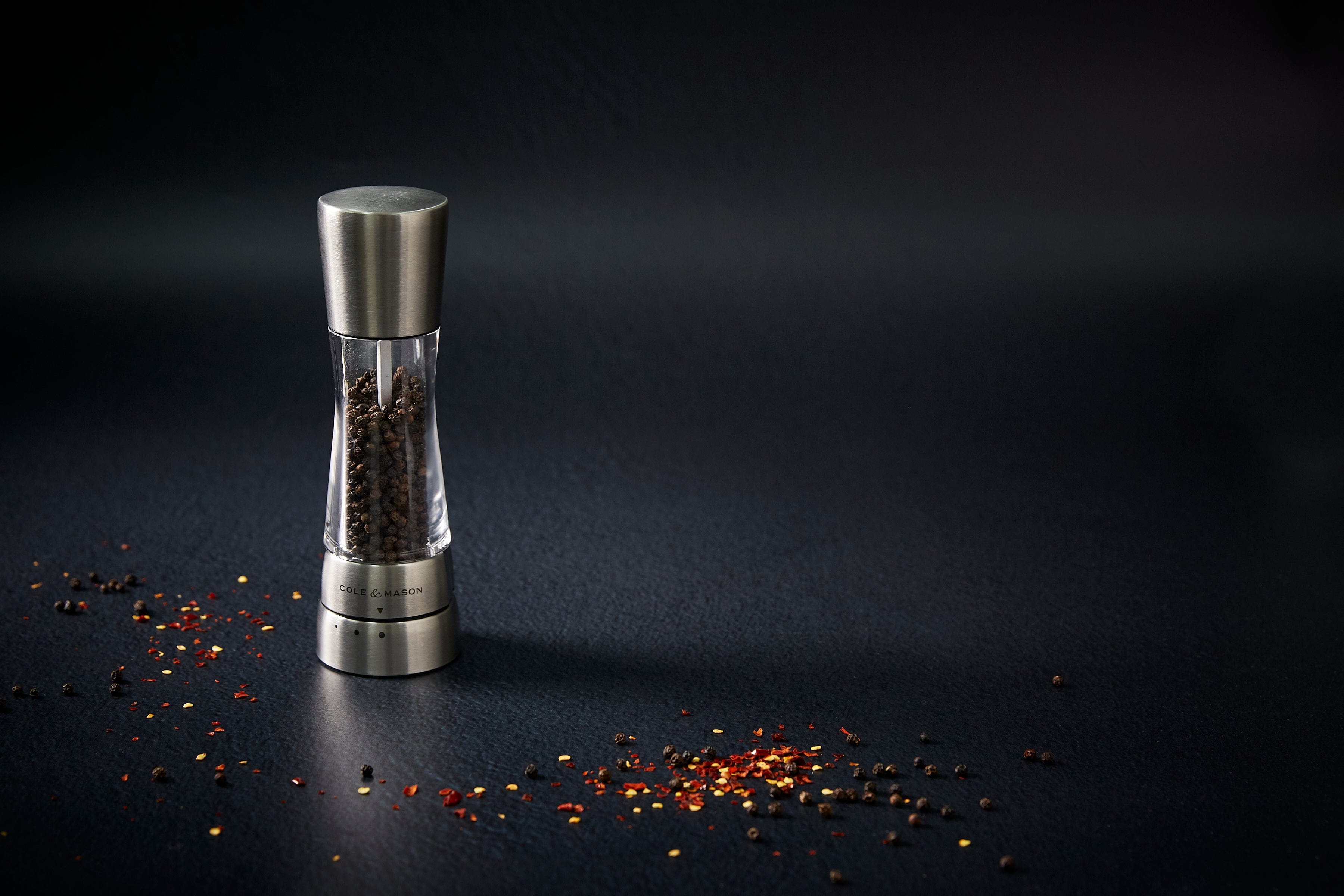 Cole & Mason Derwent Pepper Mill, Stainless Steel