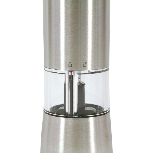 Cole & Mason Battersea Stainless Steel Electronic Salt and Pepper Mill Gift Set, 21 cm