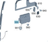 Picture of Mercedes Vito 447 model Right Hand Sliding Door Control Unit