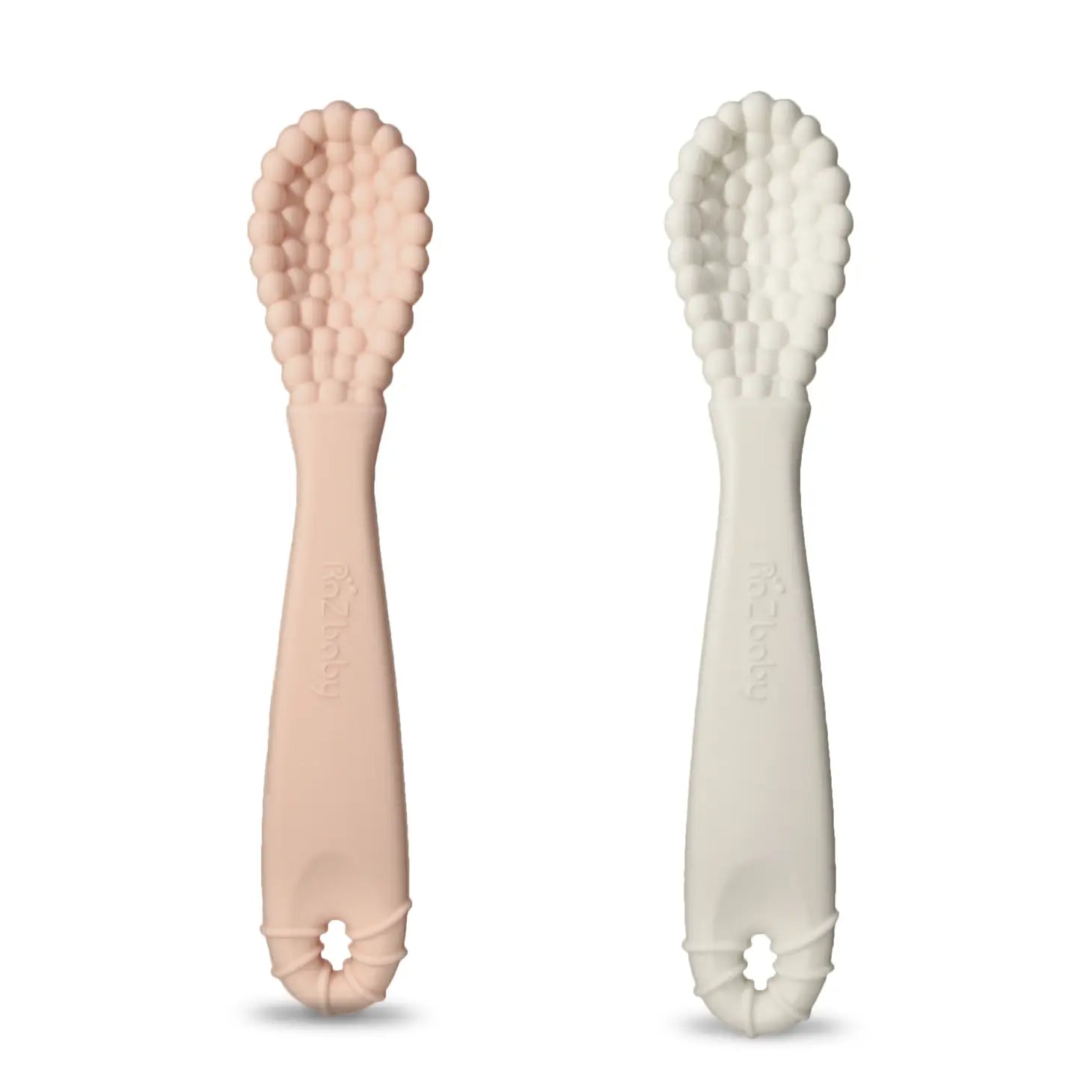 Ali+Oli ali+oli (3pc) silicone spoon set for baby (coco