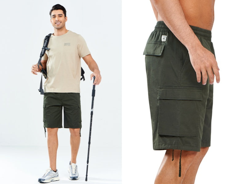 Men's 7" Casual Outdoor Cargo Shorts with Pockets
