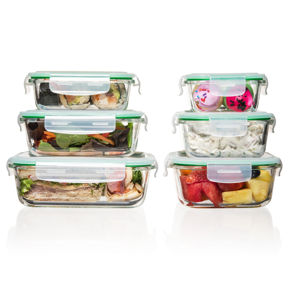 Zunammy Portable Stackable Food Leak Proof Storage Containers ( 2 Pack