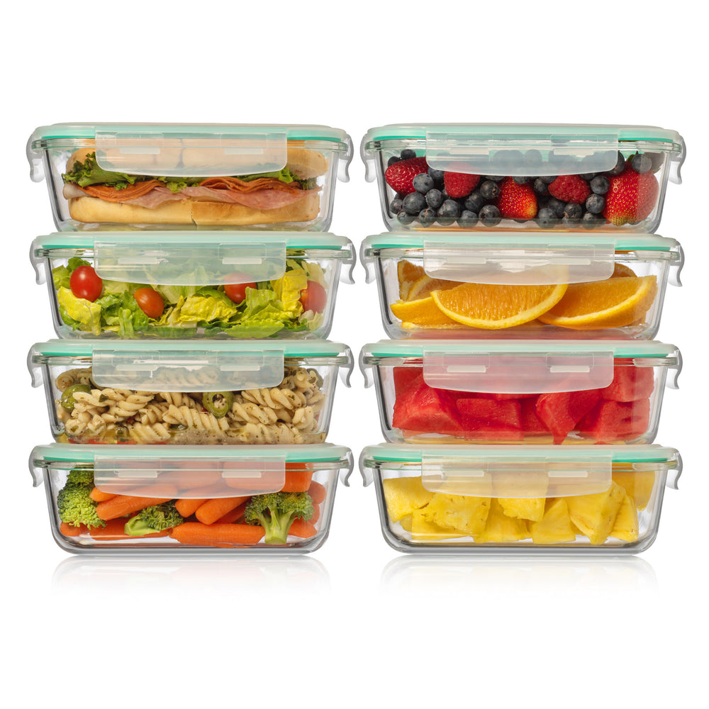 Zunammy Portable Stackable Food Leak Proof Storage Containers ( 2 Pack