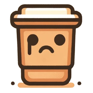 Sad Coffee Cup