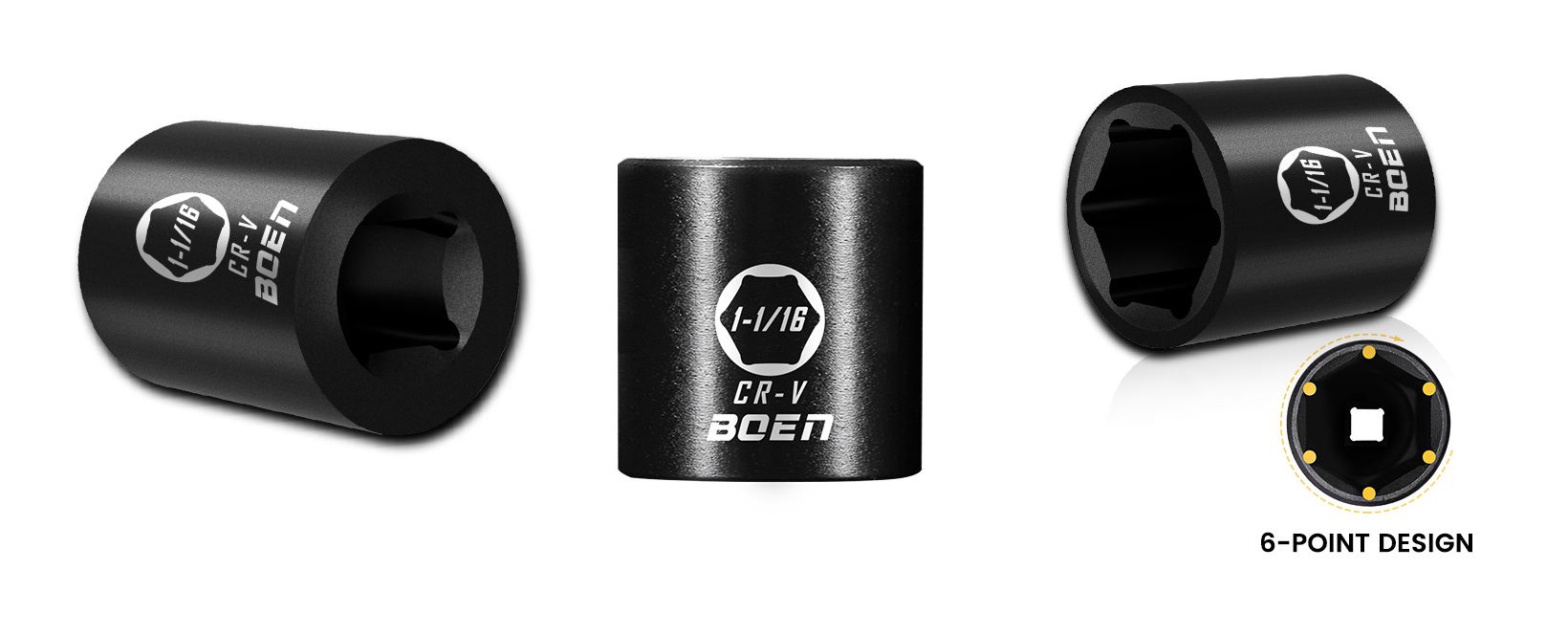 BOEN_Tools_1_2_Dr_1-1_16_Inch_SAE_Shallow_Impact_Socket-1-2