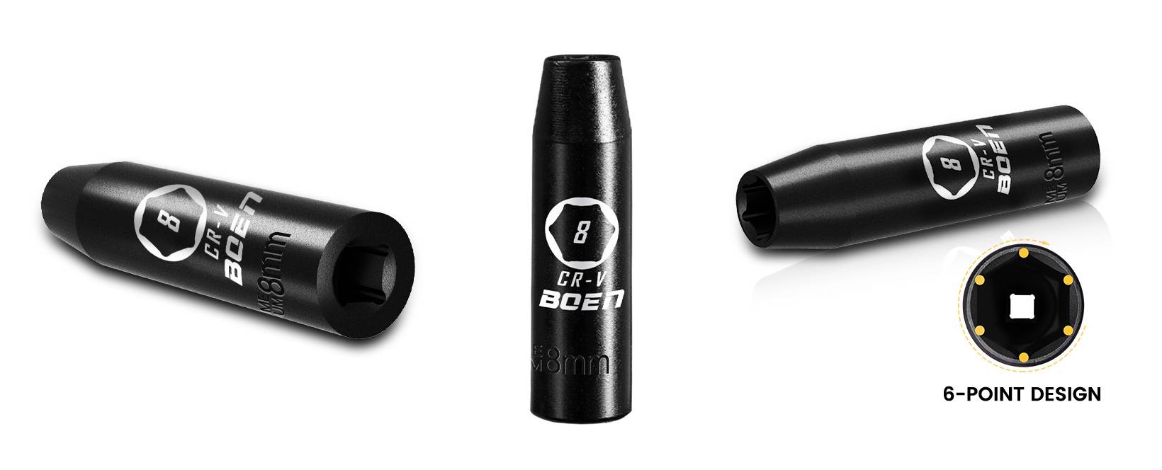 BOEN Tools 1/2" Drive 8mm Deep Sockets-Detail-1_2