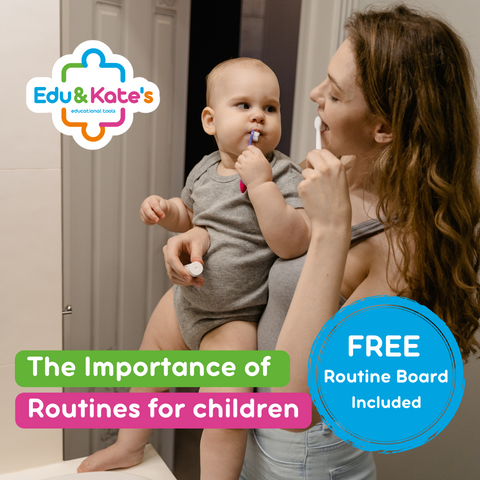 The Importance of Routines for children + Free Routine Board