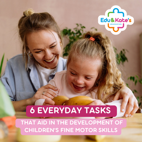 6 Everyday tasks that aid in the development of children's fine motor skills
