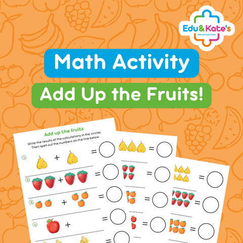 Math Activity - Add Up the Fruits