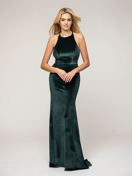 emerald velvet bridesmaid dresses
