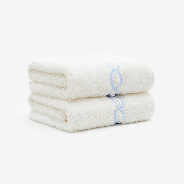 White Classic Luxury Bath Towels Large - Circlet Egyptian Cotton | Highly Absorb