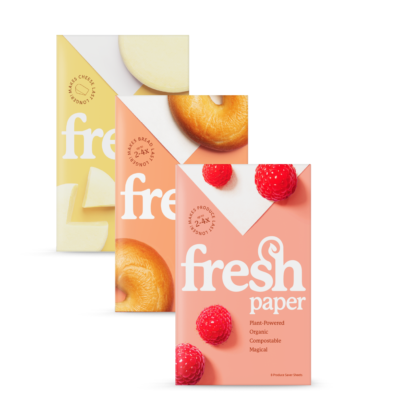 Variety-Pack Bundle: FreshPaper Food Saver Suite (Standard Size)