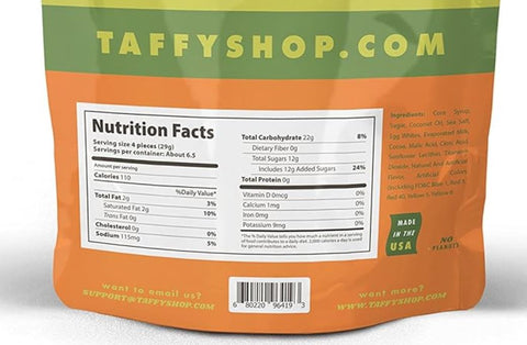 Pickle taffy nutrition information