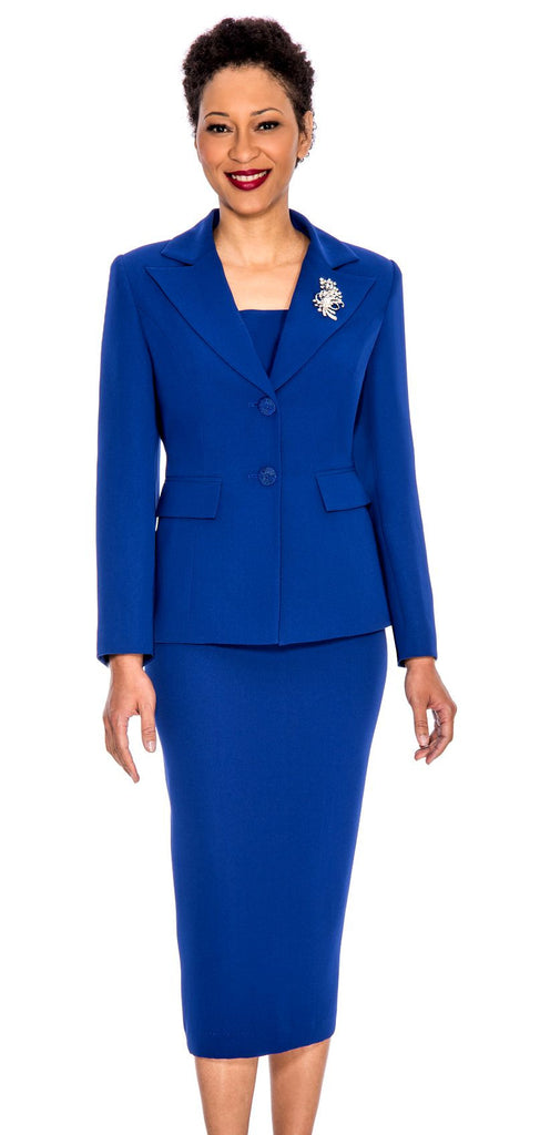 Giovanna Usher Suit 0710-Royal Blue | Church suits for less