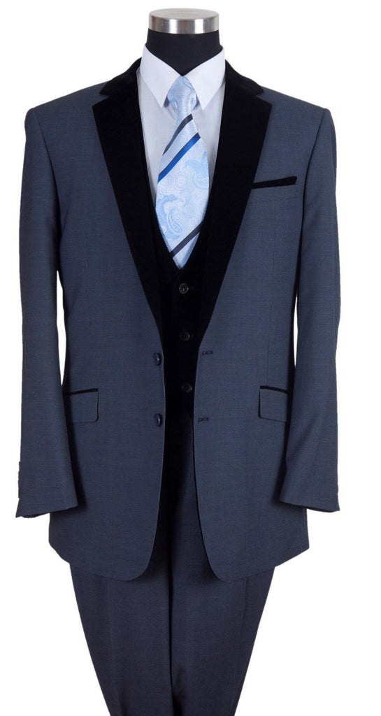 Milano Moda Men Suit 57024 Navy Church Suits For Less
