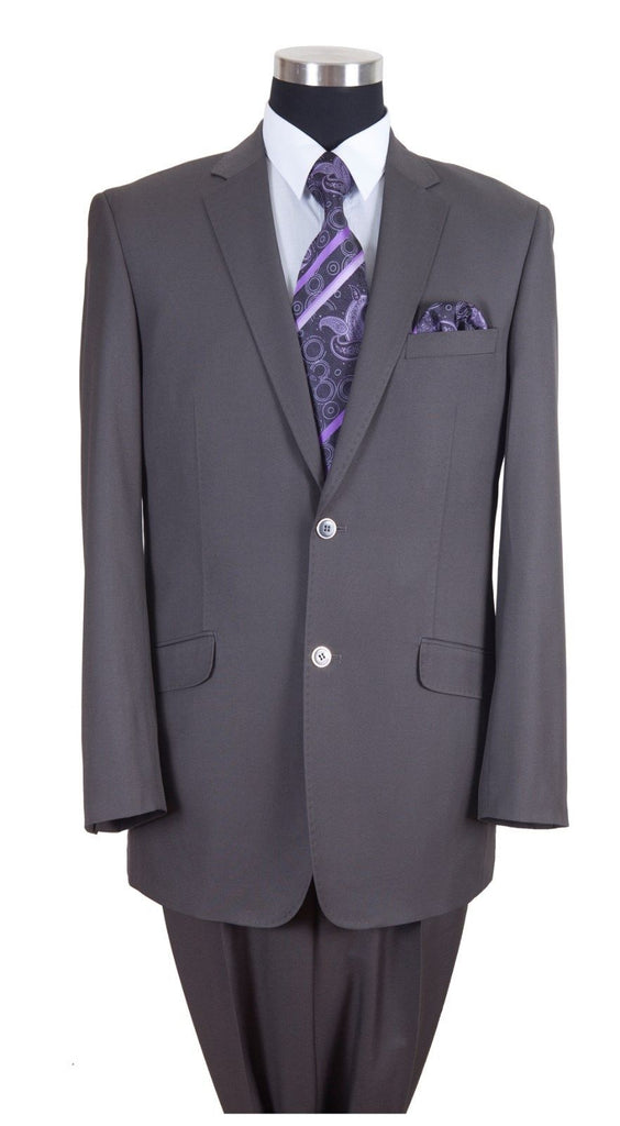 Milano Moda Men Suit 57026-Grey | Church suits for less