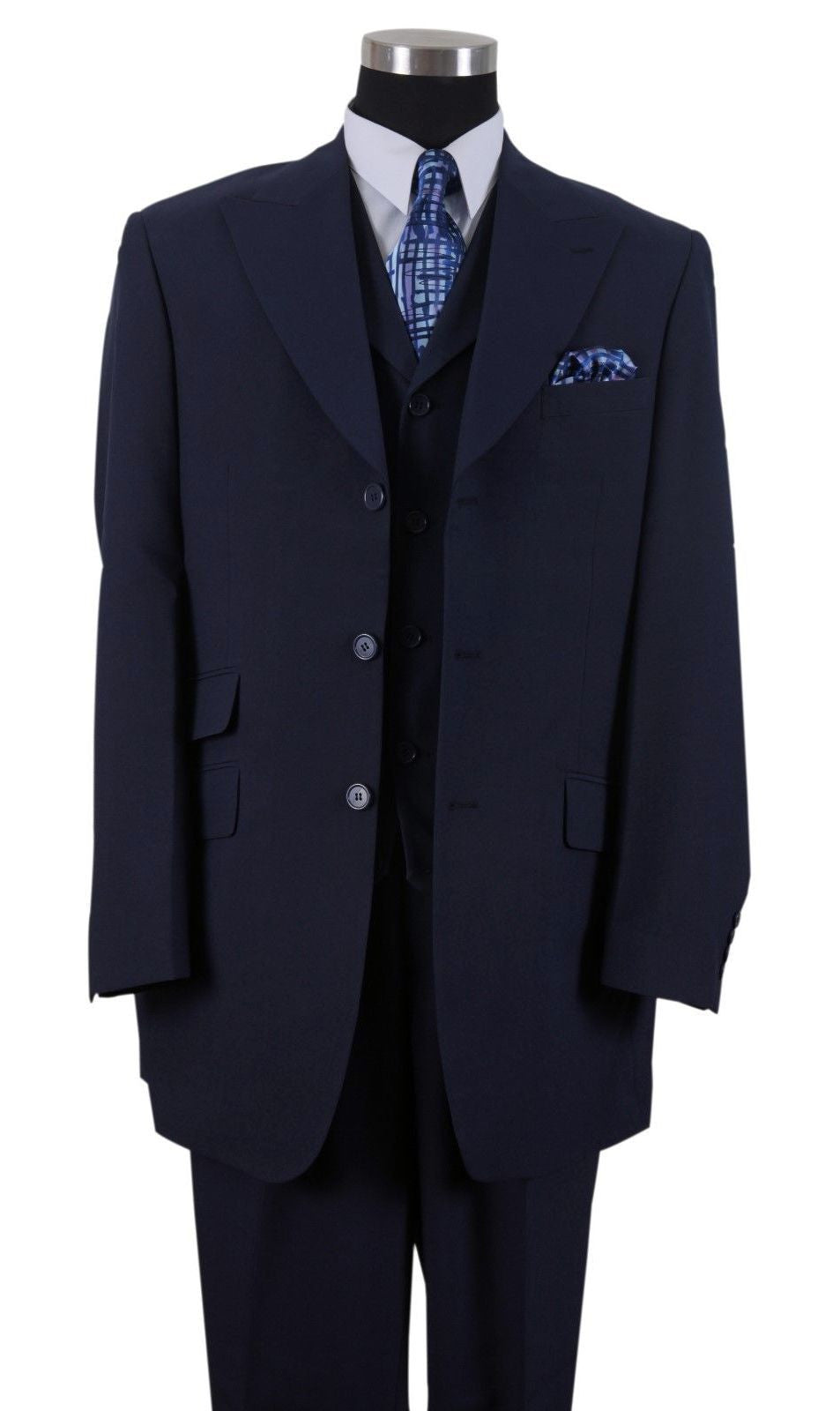 Milano Moda Suit 905V-Navy | Church suits for less