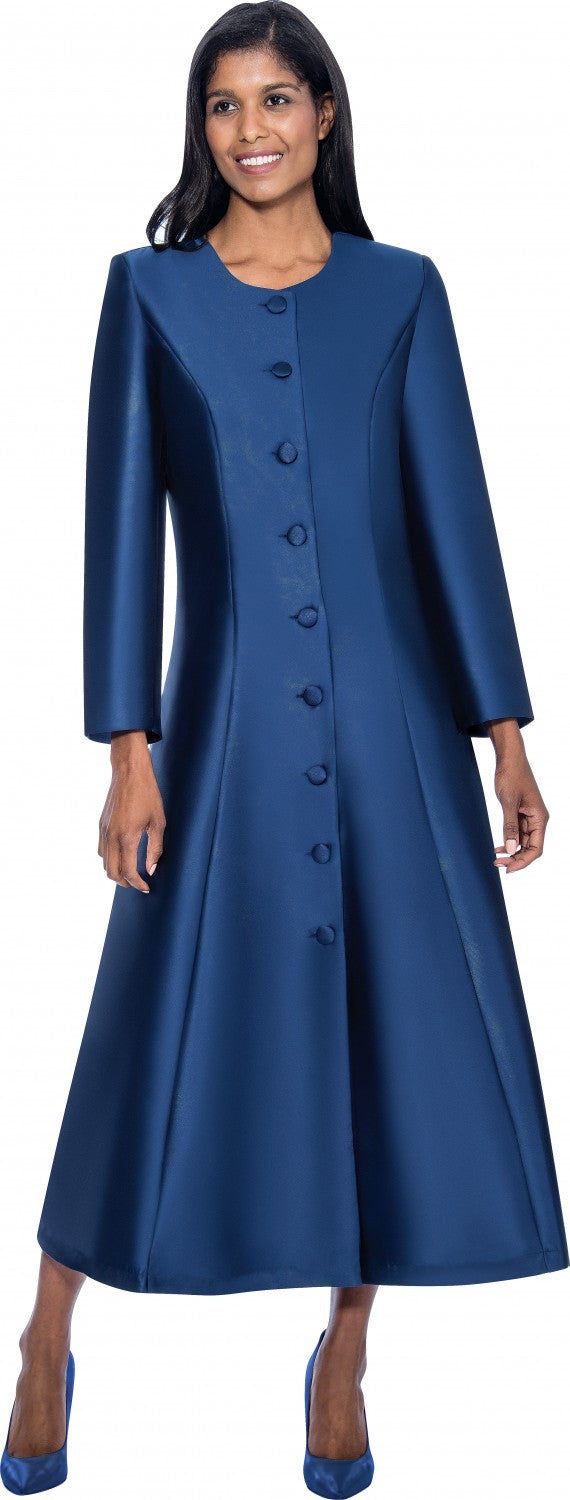 Women Church Robe RR9041C-Navy - Church Suits For Less