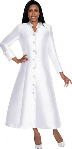 white usher dress