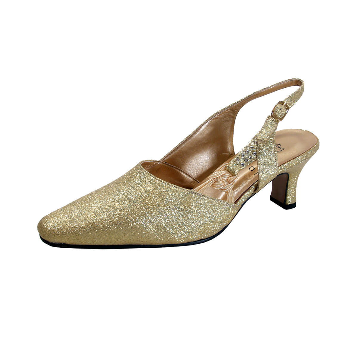 Women Church Shoes 654 Gold | Church suits for less