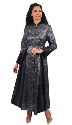 Diana Church Robe 8599-Dark Grey