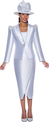 GMI Church Suit 9263-White