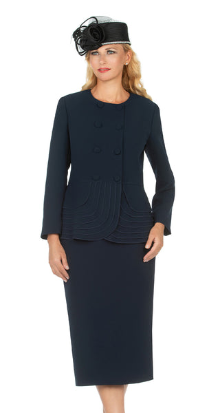 Giovanna Suit 0902-Navy | Church suits for less