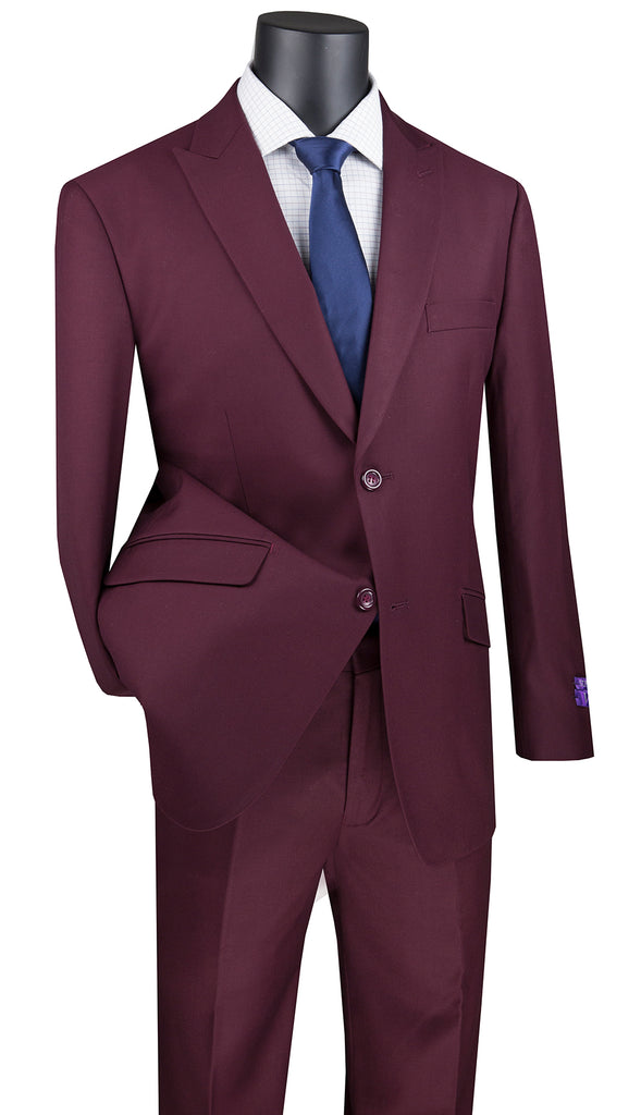 Vinci Suit M2TR-Maroon | Church suits for less