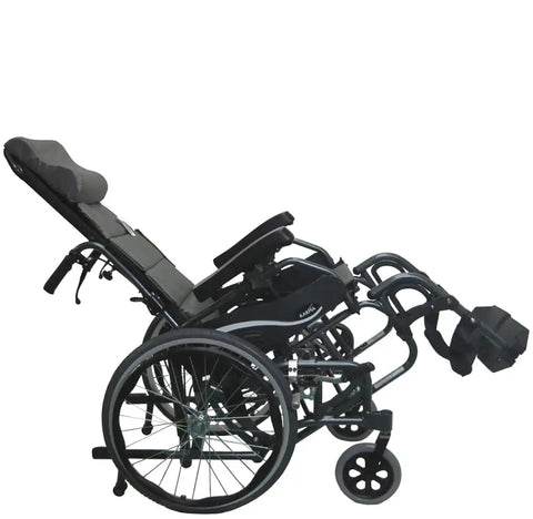 Karman VIP515 Tilt in Space Lightweight Reclining Wheelchair with 20" inch Rear Wheels