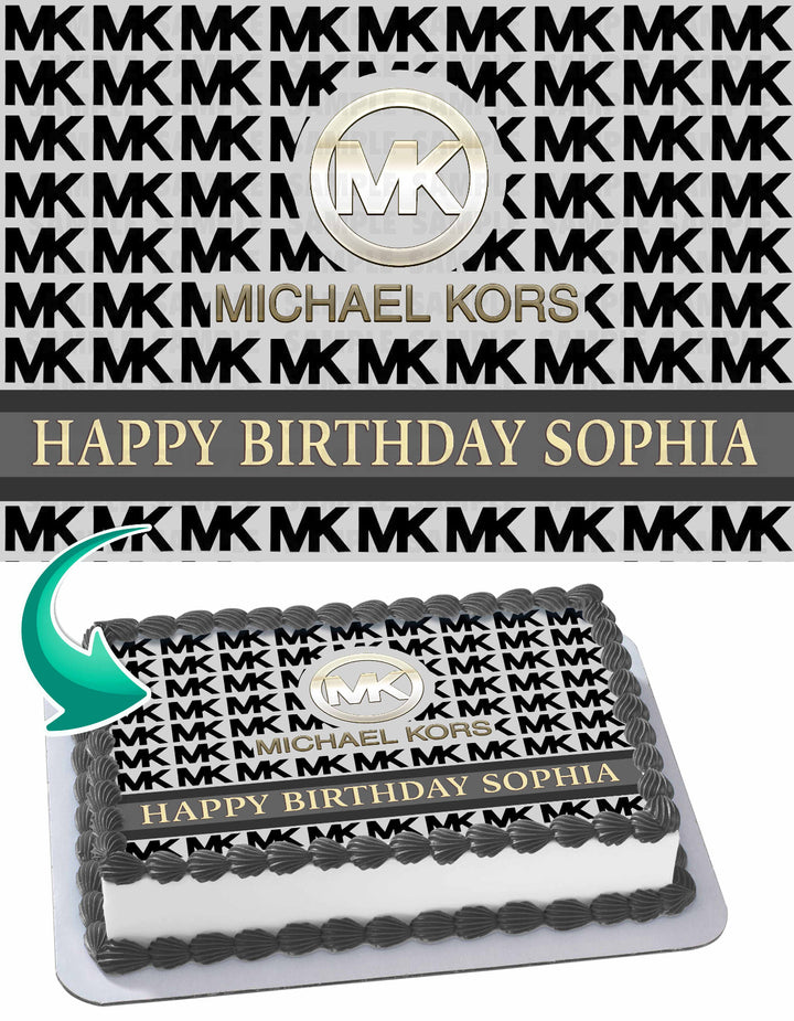 Michael Kors Edible Cake Toppers – Ediblecakeimage