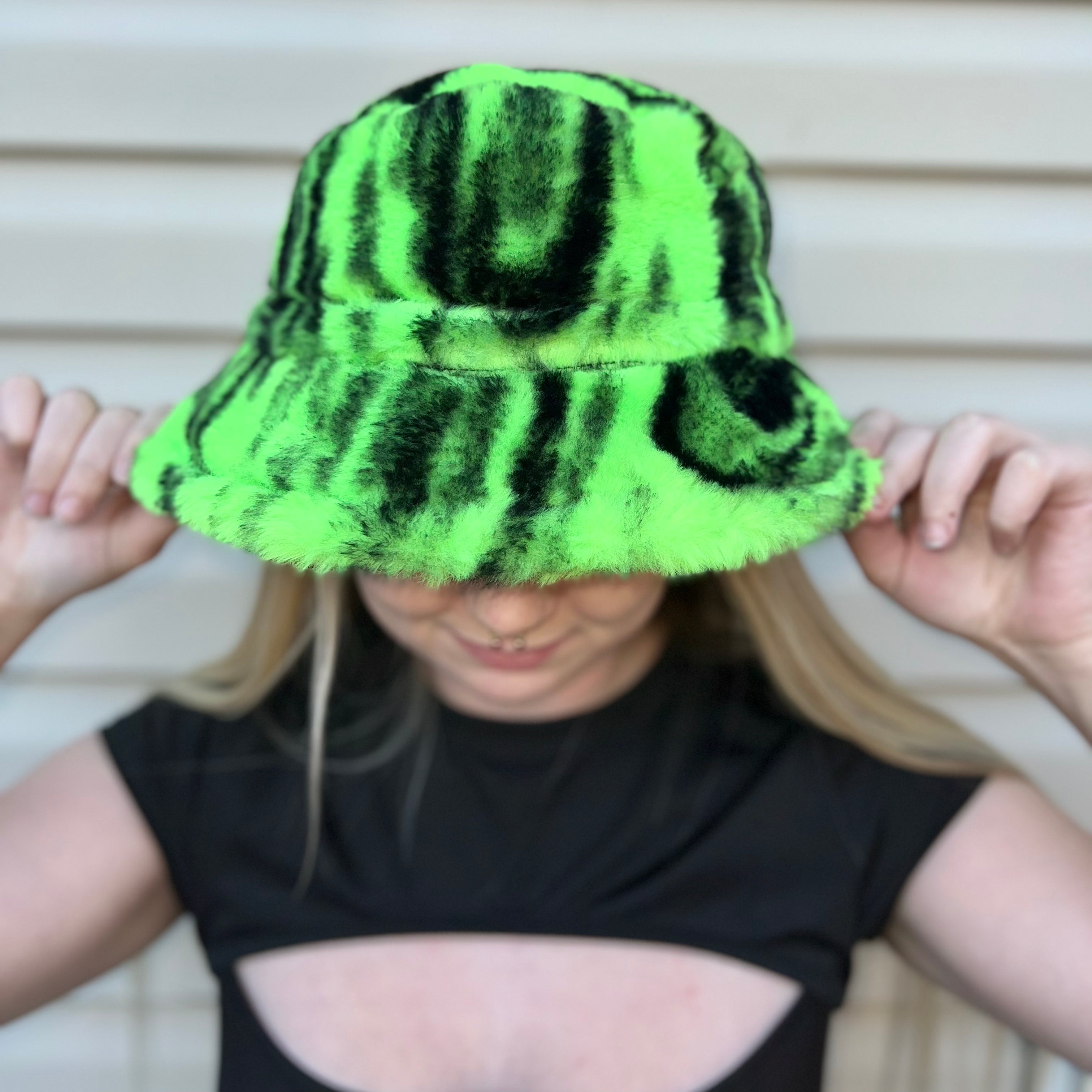 Image of Green Dino Bucket Hat A La Carte