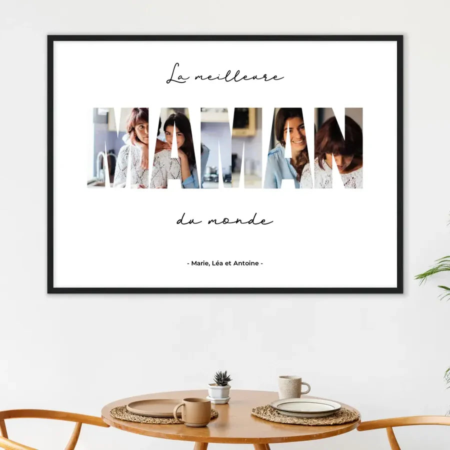 Affiche personnalisée