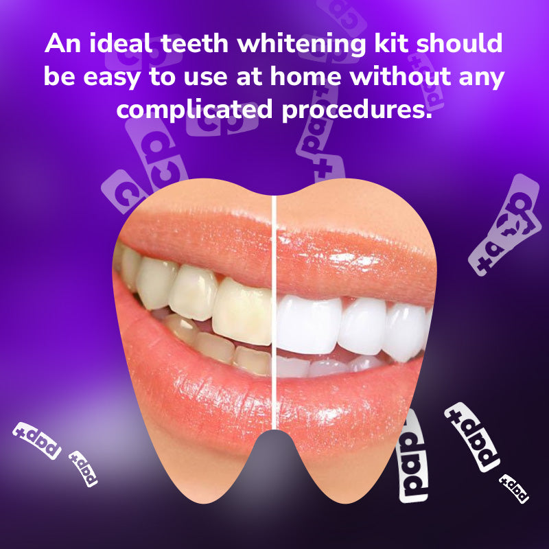 Teeth whitening kits are not recommended for individuals with dental restorations such as dental crowns, veneers, or fillings