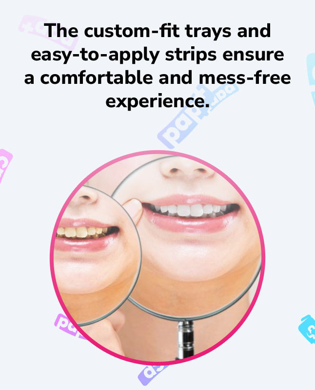 Home teeth whitening kits are not recommended for individuals with the following conditions