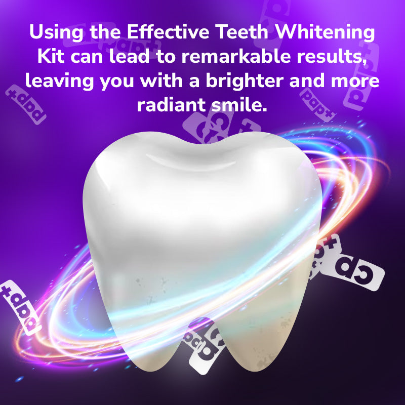 Most teeth whitening kits use a peroxide-based bleaching agent, which penetrates the enamel and breaks down the stains, revealing whiter teeth
