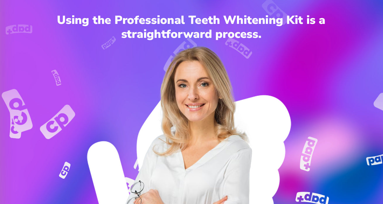The safety of using the Professional Teeth Whitening Kit lies in following the instructions carefully