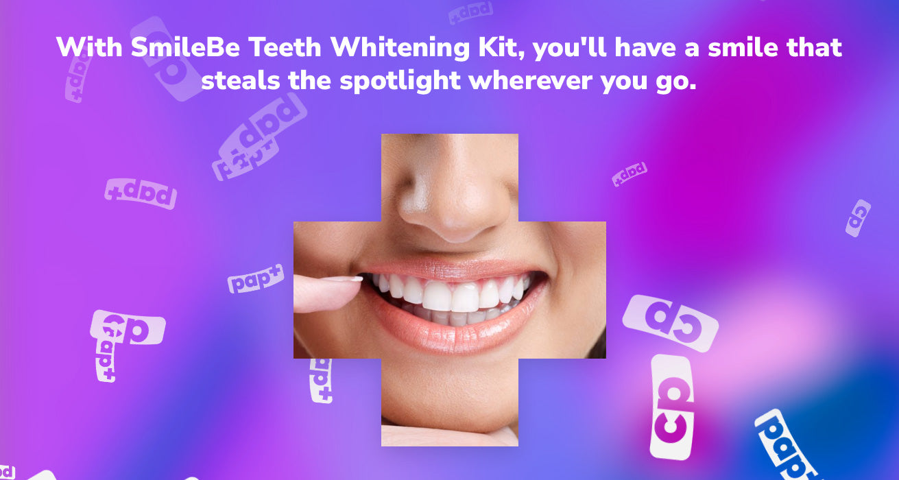 With SmileBe Teeth Whitening Kit, you'll have a smile that steals the spotlight wherever you go