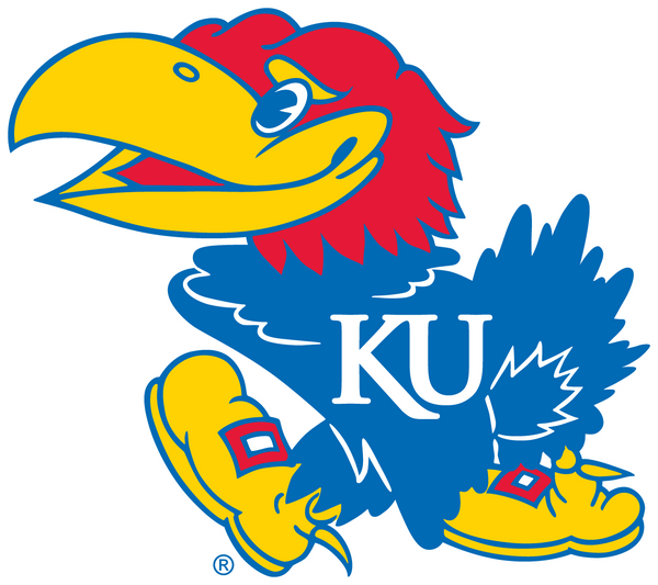 Kansas University mascot official colors