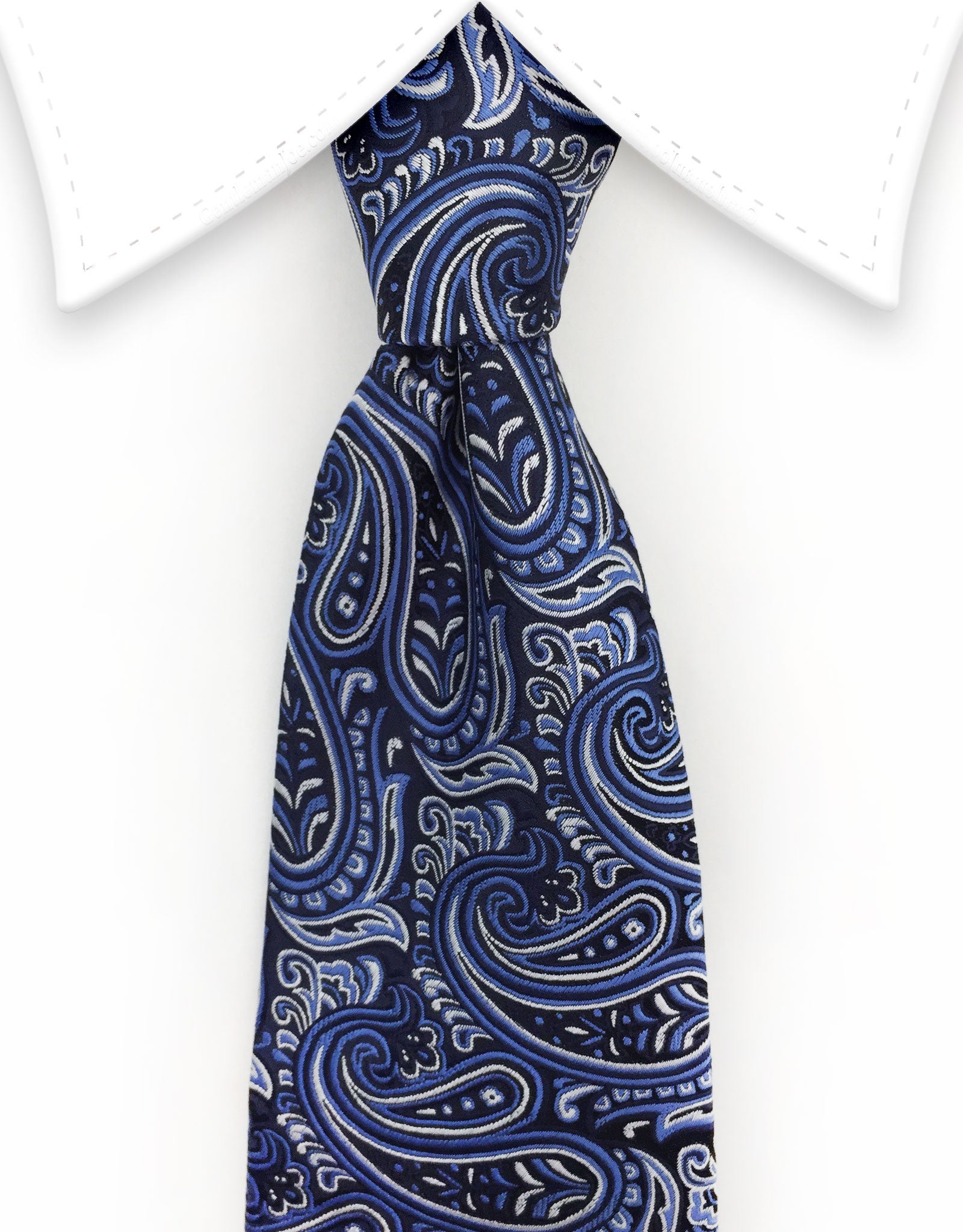 Blue Paisley Tie – GentlemanJoe