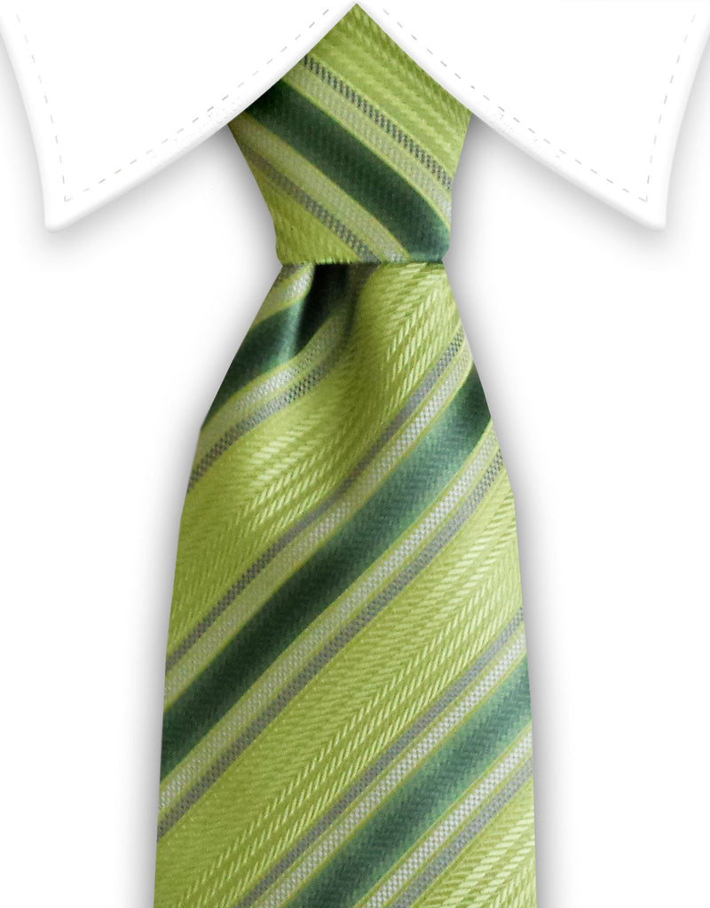 Green Striped Necktie – GentlemanJoe