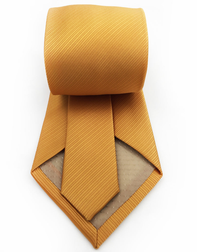 Solid Golden Orange Tie – GentlemanJoe