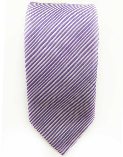 Lilac Purple Pinstriped Tie – GentlemanJoe
