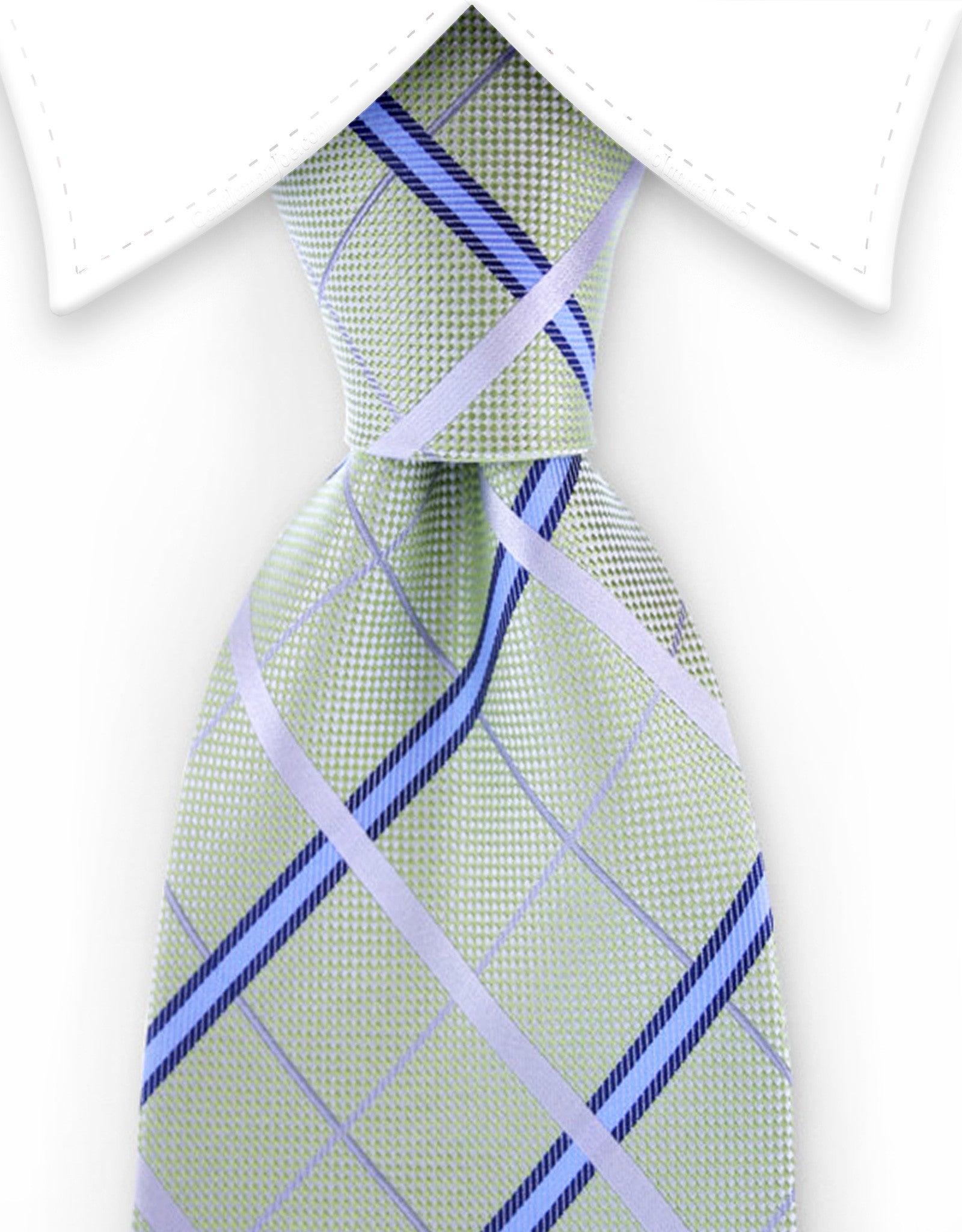 Pastel Green Plaid Necktie – GentlemanJoe