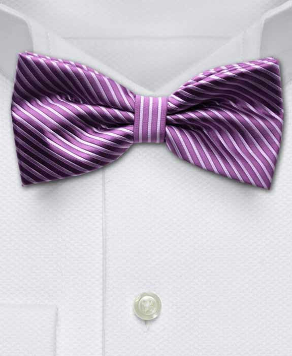 Purple & Lilac Bow Tie – GentlemanJoe