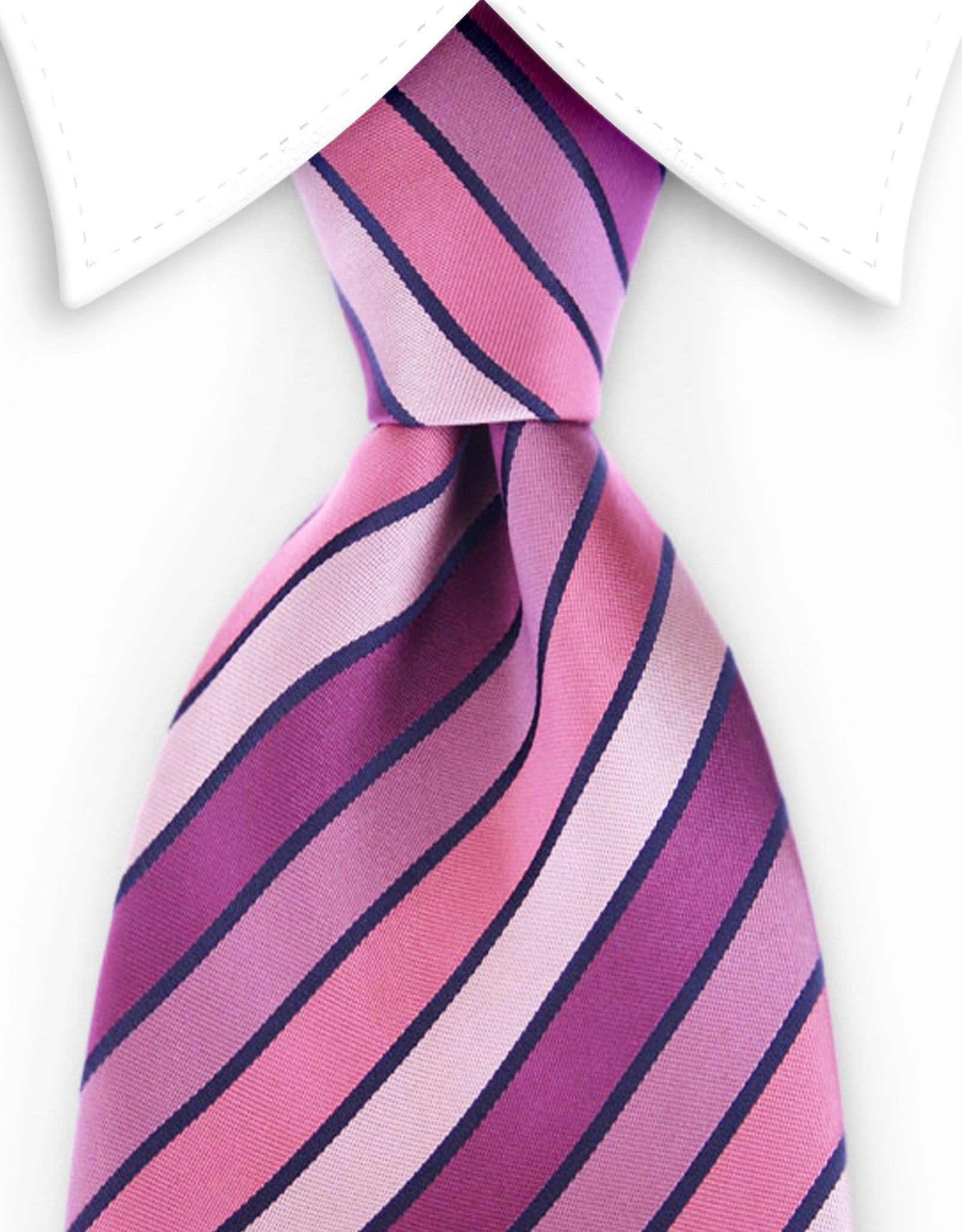 Variegated Pinks and Mauve Striped Tie – GentlemanJoe