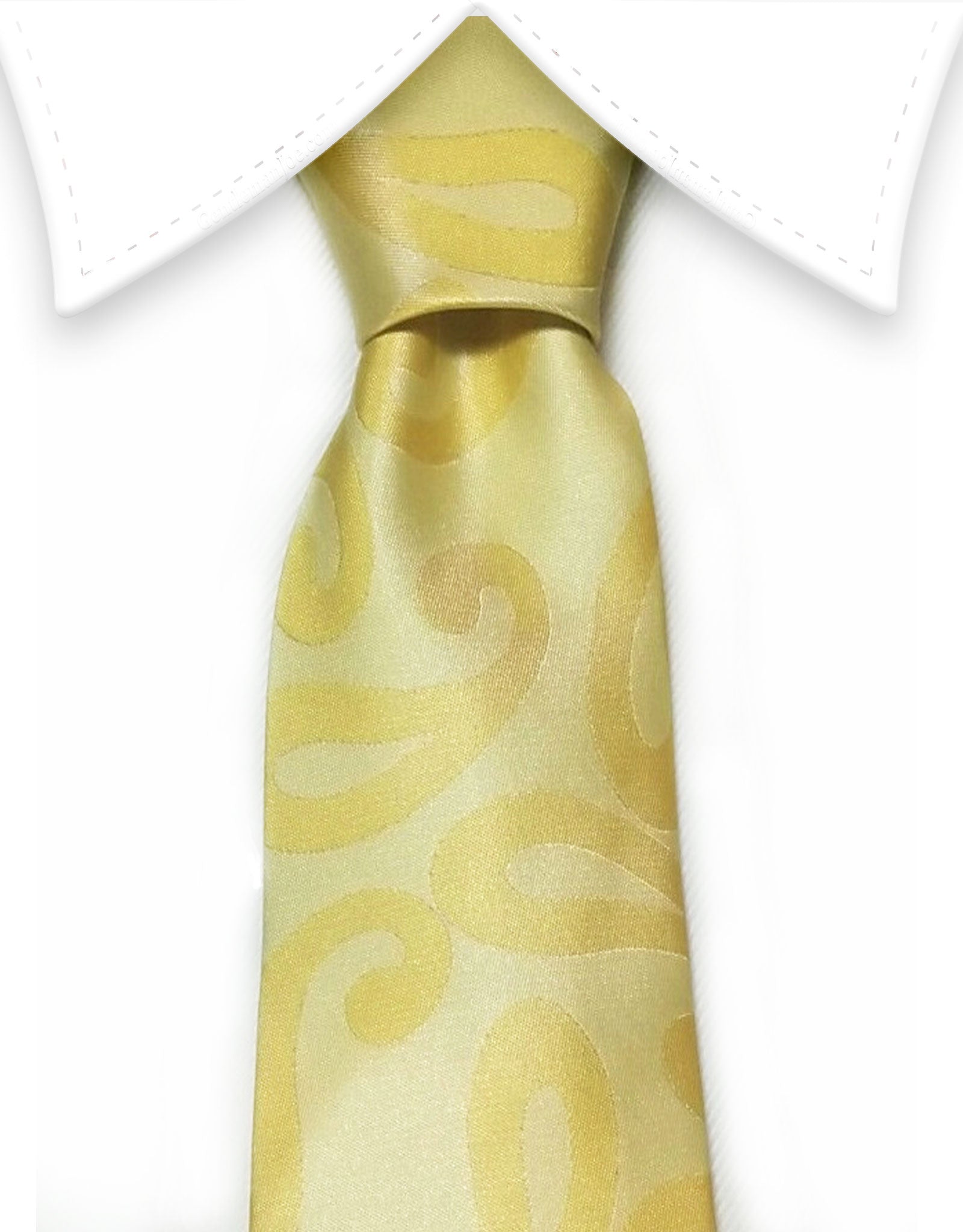 Yellow Paisley Tie – GentlemanJoe