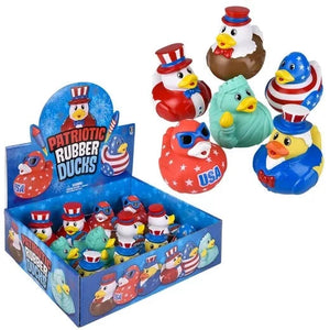 3.5" Patriotic Rubber Ducks - The Pretty Duckling